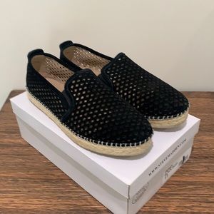 Steve Madden Black Woven Espadrille